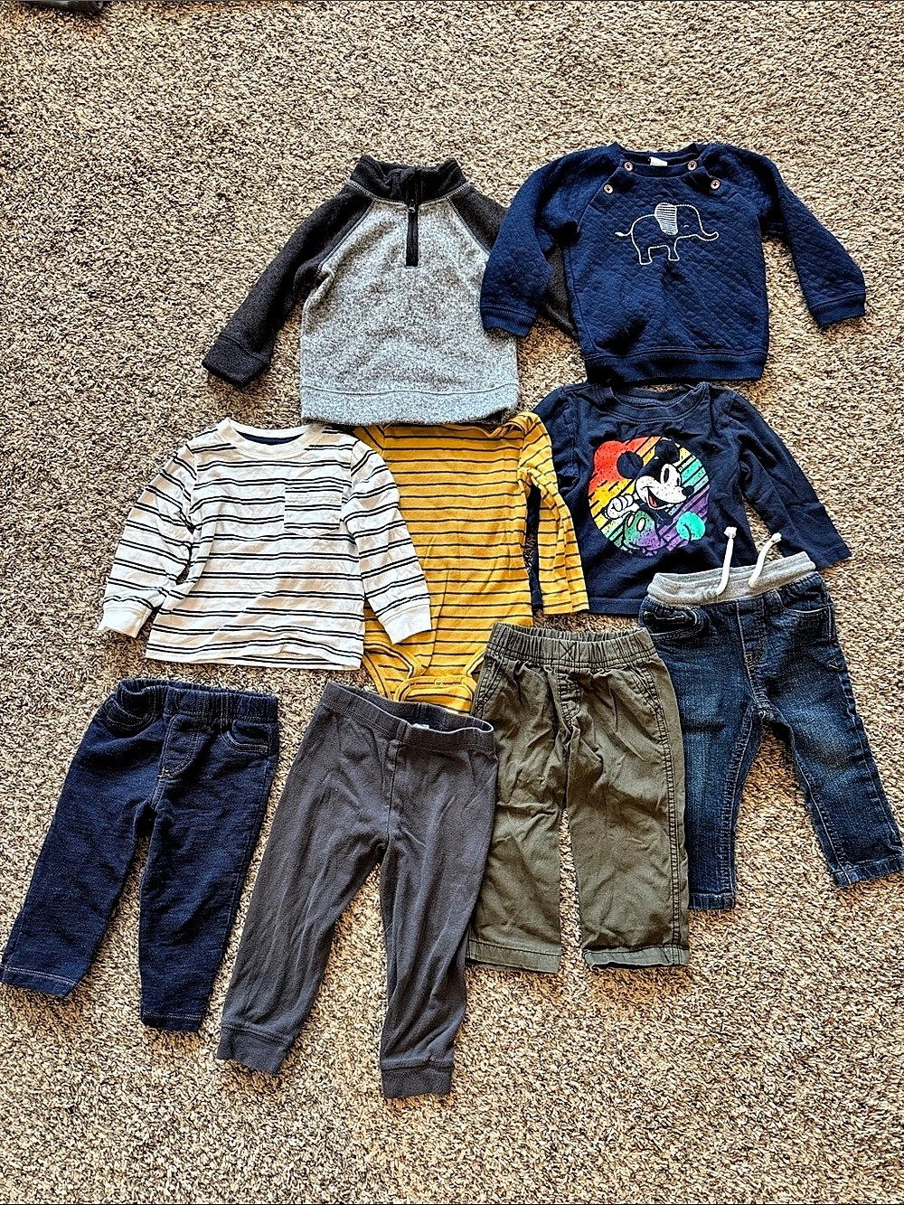 12m Boy Fall/Winter Bundle, baby boy 12 month clothing bundle